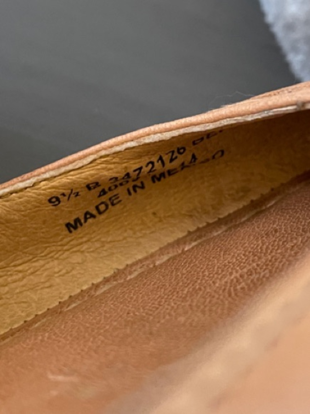 Frye Tan Leather Ballet Flats - Women's Slip-On Loafers - Picture 7 of 8